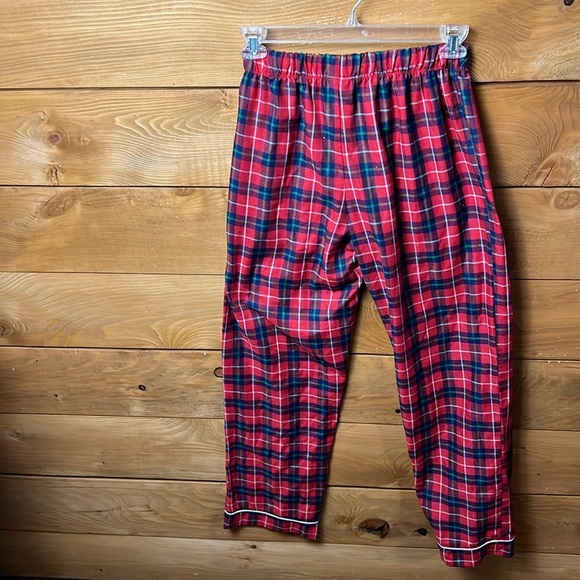 Disney women’s Red Plaid Mickey Mouse Pajama Top and bottom set Sm sleepwear - Picture 7 of 10